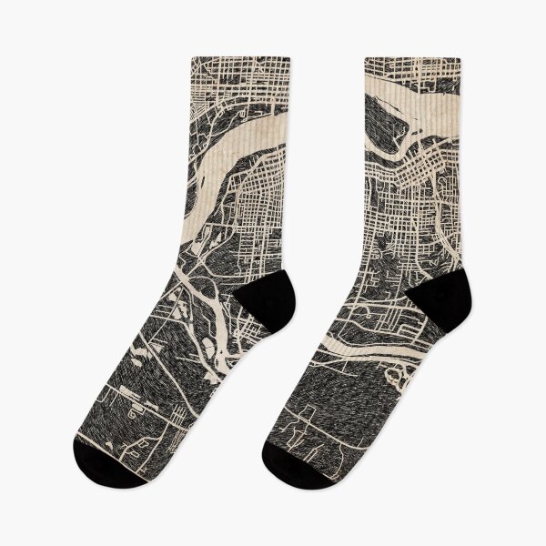 Item preview, ROCK ISLAND map Illinois Ink lines designed and sold by InkMaps.