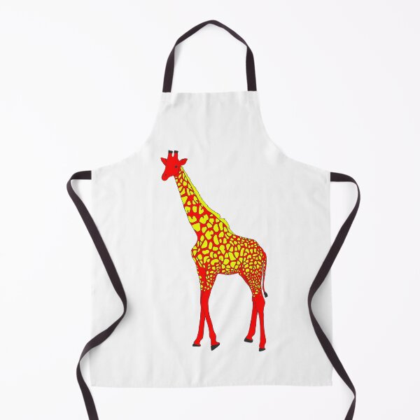 Item preview, Red and yellow giraffe designed and sold by CreativePetlin.