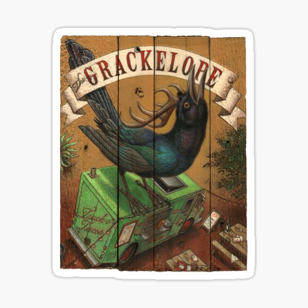 Item preview, The Grackelope (color painting) designed and sold by Jeff Crosby.