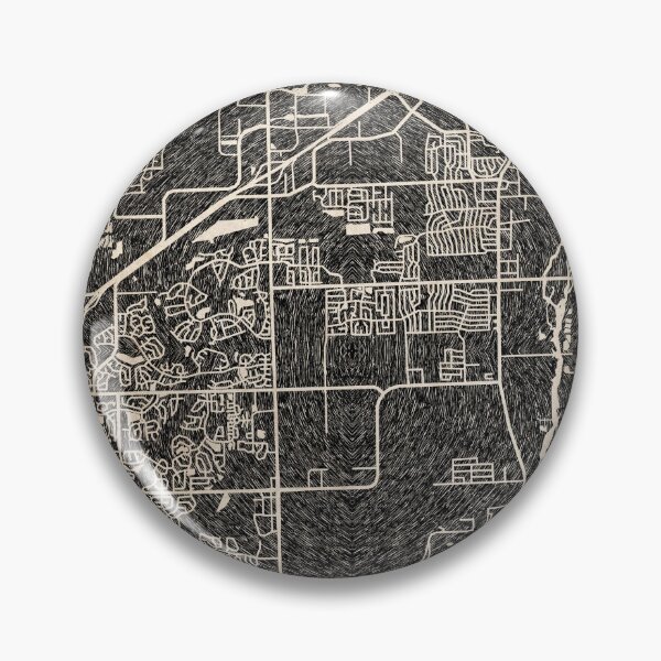 Item preview, ROMEOVILLE map Illinois Ink lines 2 designed and sold by InkMaps.