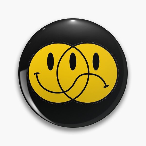Item preview, Happy Sad Merge Face designed and sold by goal-getter.
