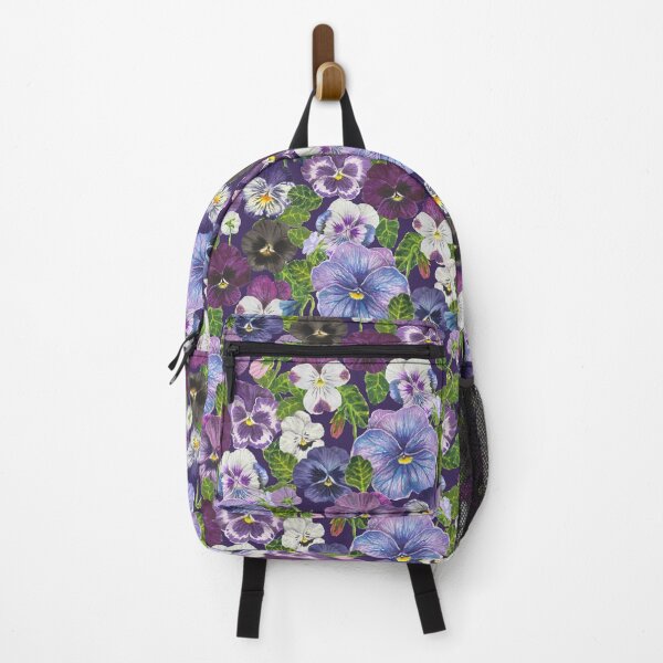 Item preview, Watercolor pansy flowers - purple mix designed and sold by janeferwong.