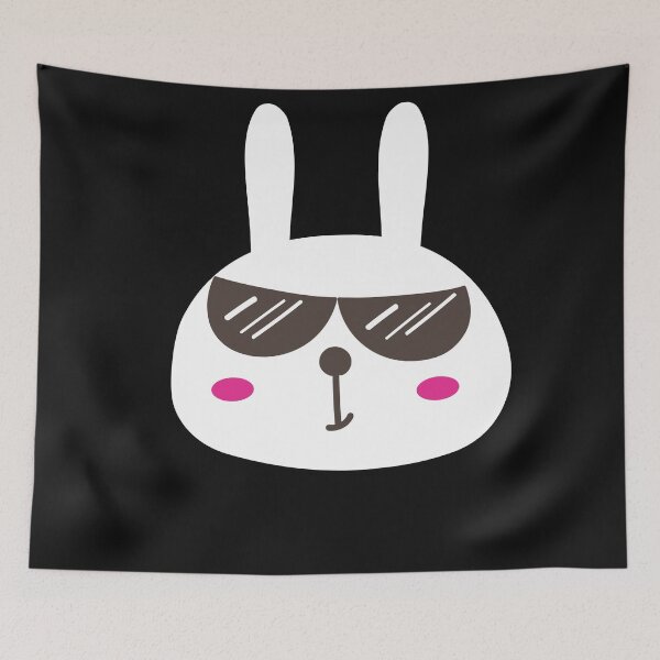Item preview, Cool bunny with glasses designed and sold by AGDesignstore.