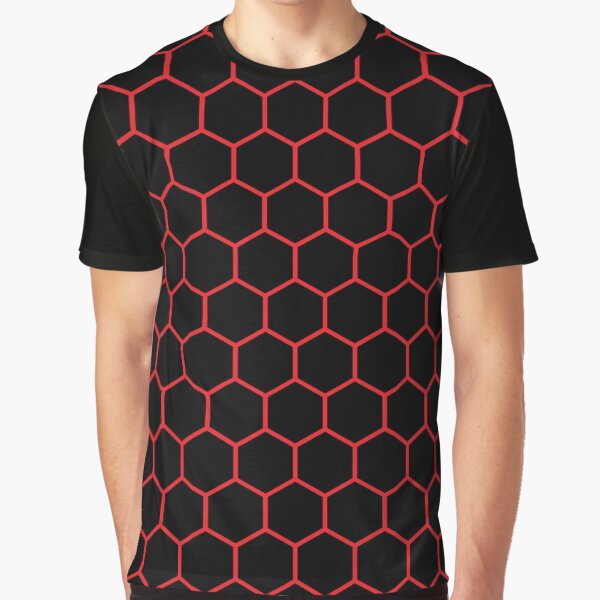 Hexed Red Graphic T-Shirt