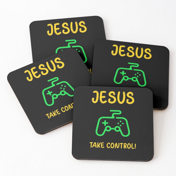 Item preview, Jesus Take Control Free Will Game Controller designed and sold by WPahat.