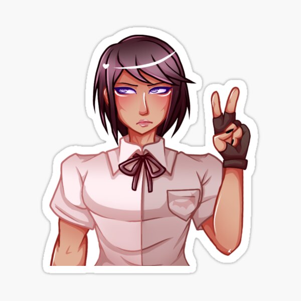 Mukuro Ikusaba Sprite Redraw Sticker By Trashprincey Redbubble