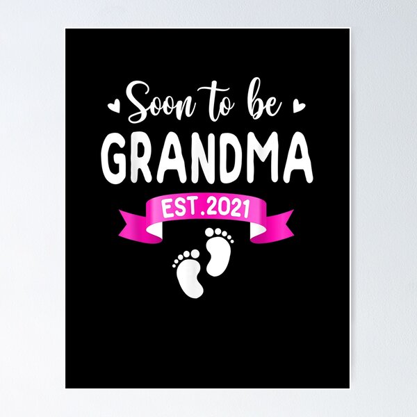 Item preview, Pregnancy Announcement Soon To Be Grandma Est 2021 T-Shirt designed and sold by KUJTVEWY.