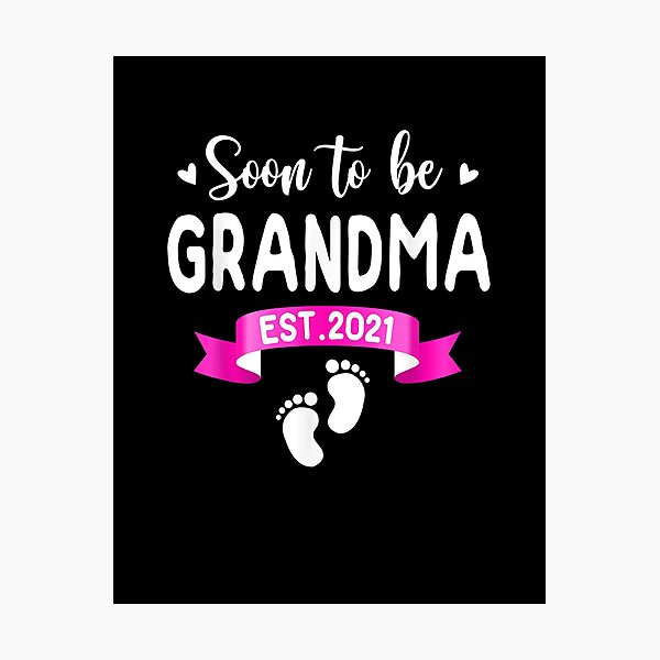 Item preview, Pregnancy Announcement Soon To Be Grandma Est 2021 T-Shirt designed and sold by KUJTVEWY.