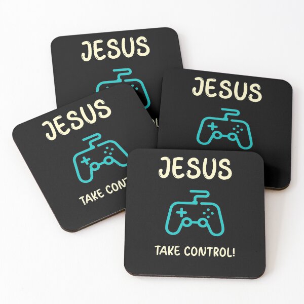 Item preview, Jesus Take Control Free Will Game Controller designed and sold by WPahat.
