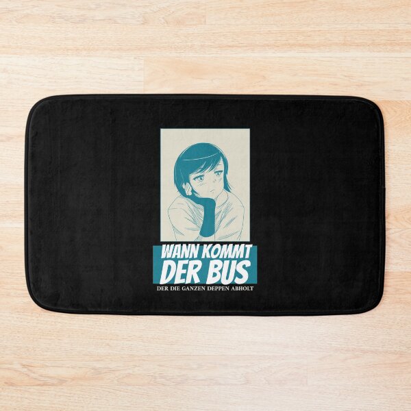 Item preview, When does the bus come - Funny Manga saying - Annoyed by all the fun designed and sold by emm-j.
