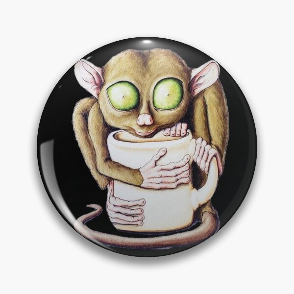 Item preview, Tarsier, tarsier with mug designed and sold by LaFla24.