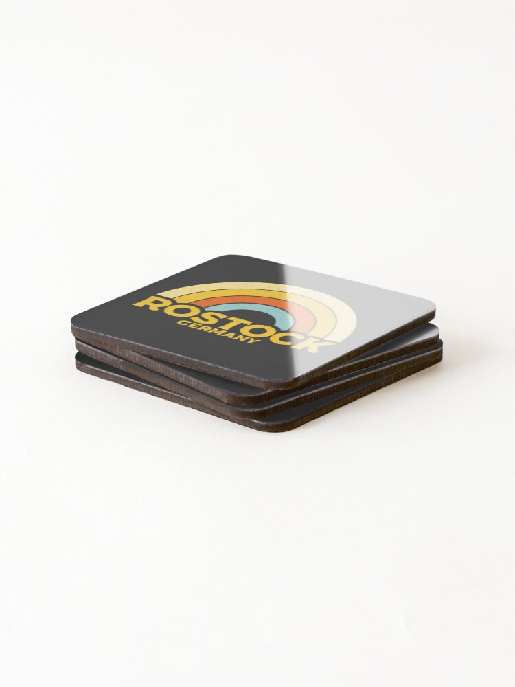 Thumbnail 4 of 5, Coasters (Set of 4), Retro Rostock Germany designed and sold by dk80.