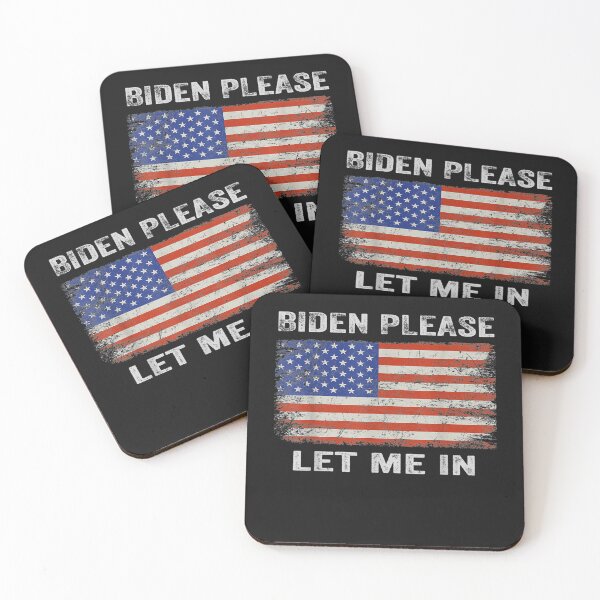 Item preview, Distressed Retro Vintage BIDEN PLEASE LET ME IN T-Shirt  designed and sold by capheden8147.