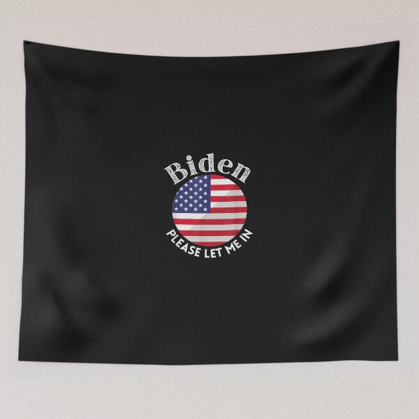 Item preview, Distressed Retro Vintage BIDEN PLEASE LET ME IN T-Shirt designed and sold by capheden8147.