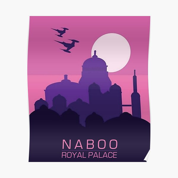 Palais royal de Naboo Poster