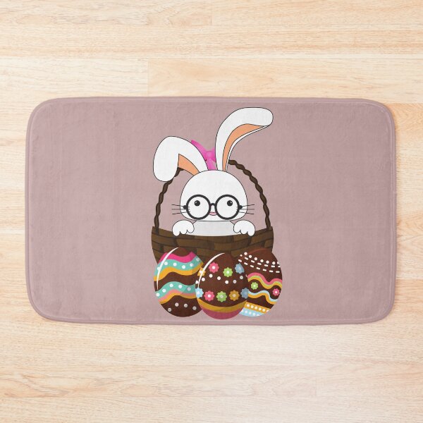 Item preview, cute bunny with glasses designed and sold by AGDesignstore.