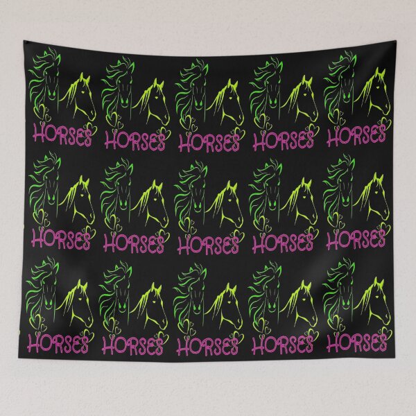 Item preview, Horse calvary, Aesthetic design  with two horses, nr 3,  perfect gift for the horse lover or equestrian sport lover. designed and sold by Adri Barnard.