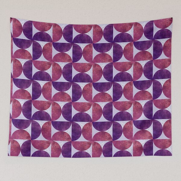 Item preview, Minimal Pink/Purple Windmill Pattern designed and sold by DifferentCreate.