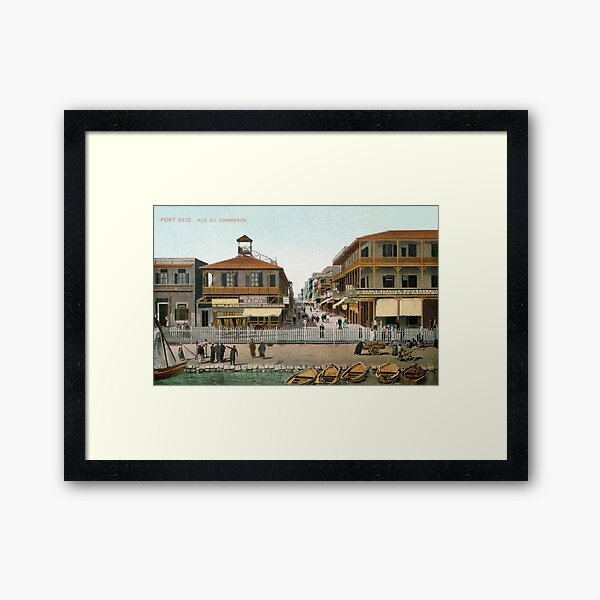Item preview, Vintage Egypt, port Said Commerce Street  designed and sold by aapshop.