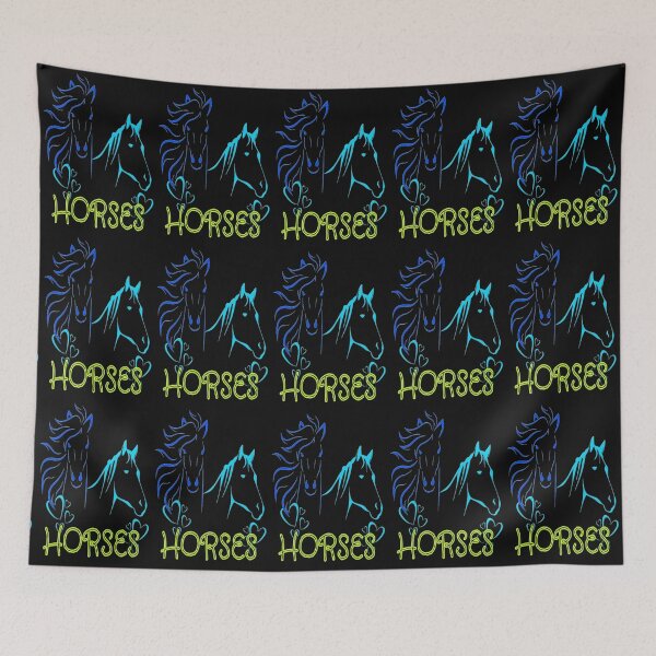 Item preview,  Horse calvary, Aesthetic design  with two horses,, nr 4,  perfect gift for the horse lover or equestrian sport lover. designed and sold by Adri Barnard.