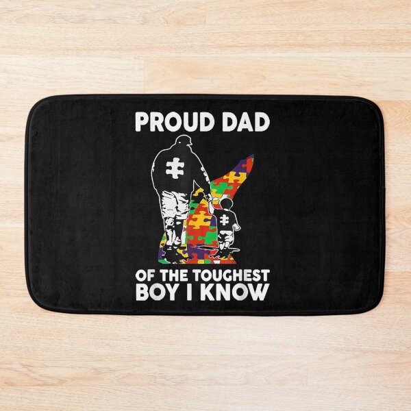 Item preview, Mens Proud Dad Of The Toughest Boy I Know Autism Awareness designed and sold by familyarts.