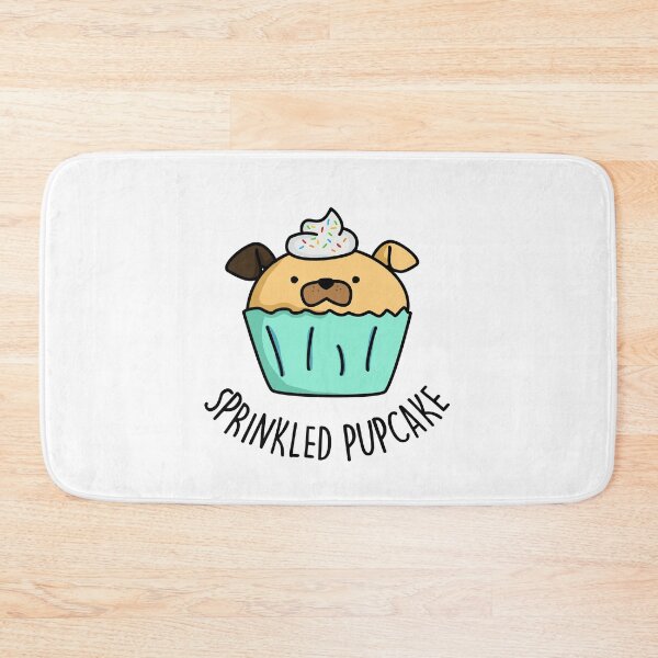 Item preview, Sprinkled Pupcake Funny Puppy Cupcake Puns designed and sold by punnybone.
