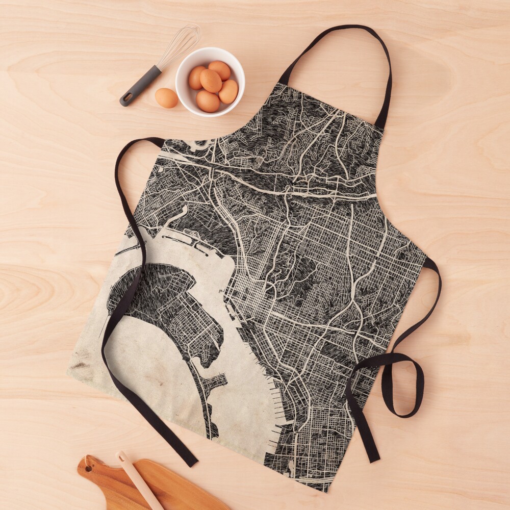 Item preview, Apron designed and sold by InkMaps.