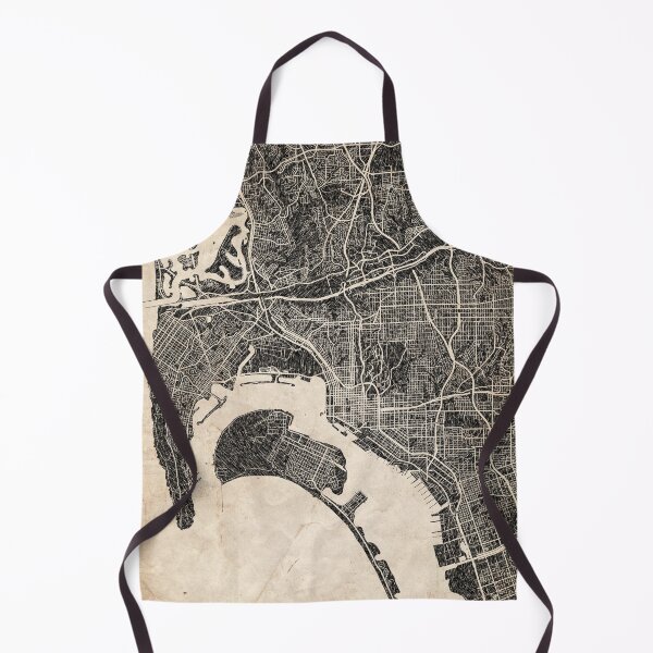 Item preview, SAN DIEGO map California Ink lines 2 designed and sold by InkMaps.