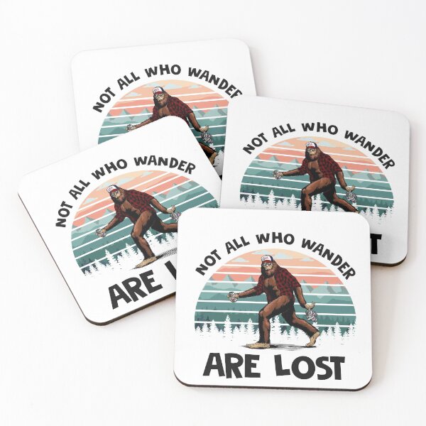 Item preview, Vintage Bigfoot Wander Not All Who Wander Are Lost designed and sold by cucai721.
