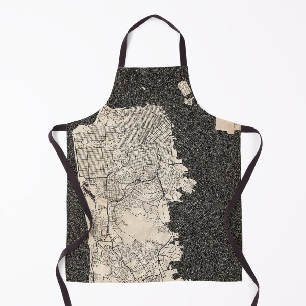 Item preview, SAN FRANCISCO map California Ink lines 3 designed and sold by InkMaps.
