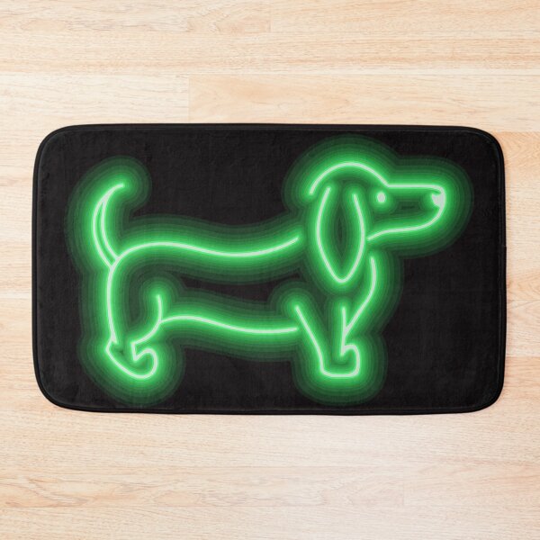 Item preview, Dachshund Green Neon designed and sold by ToTheCore.