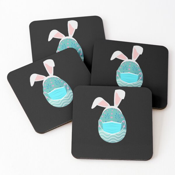 Item preview, Funny Easter Egg bunny with mask designed and sold by AGDesignstore.