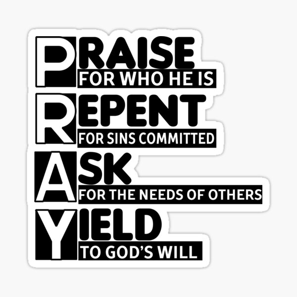 Item preview, PRAY designed and sold by GreatThouART.