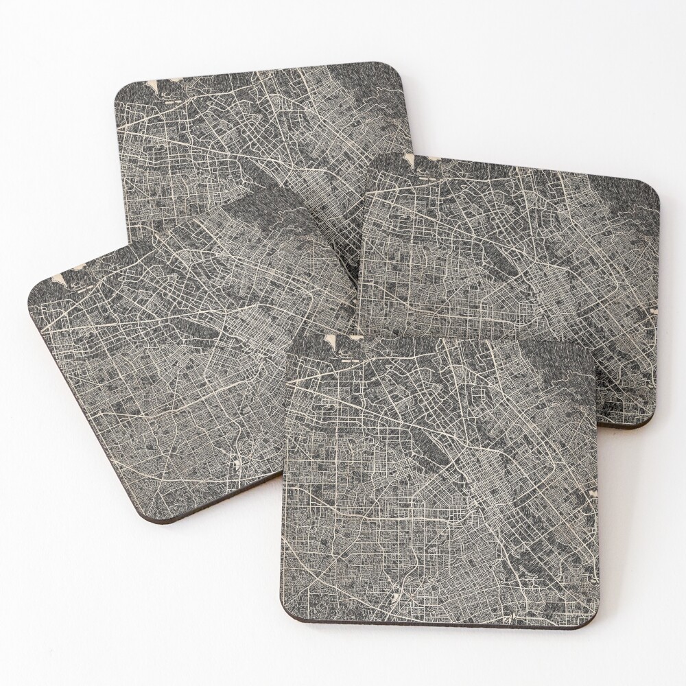 Item preview, Coasters (Set of 4) designed and sold by InkMaps.