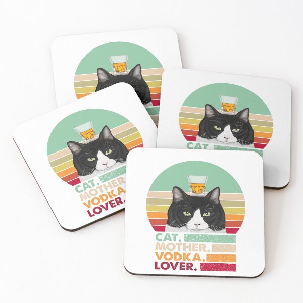 Item preview, Cat Mother Vodka Lover Funny designed and sold by cucai721.
