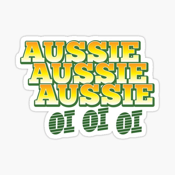 Item preview, Aussie Aussie Aussie OI OI OI !  Australian chant for Australia day designed and sold by jazzydevil.