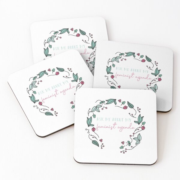 Item preview, Ask Me About My Feminist Agenda - Feminism Women with power designed and sold by MerchSpot.