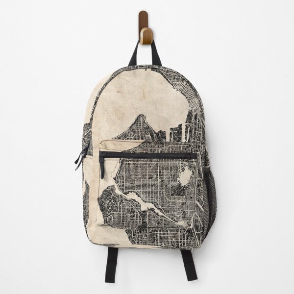 Item preview, SEATTLE map Washington Ink lines 3 designed and sold by InkMaps.