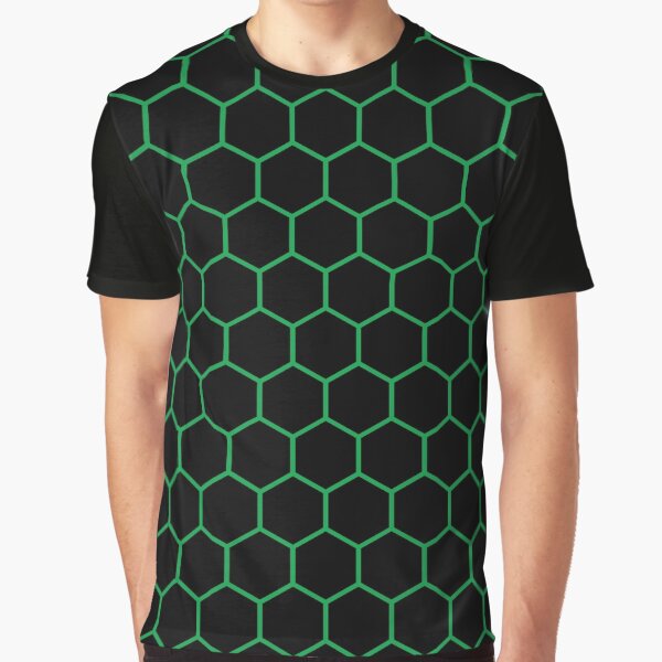 Hexed Green Graphic T-Shirt