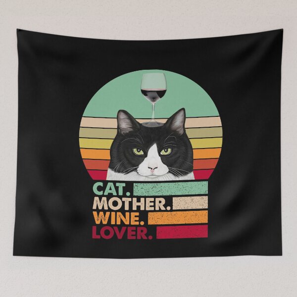 Item preview, Cat Mother Wine Lover Cat Lover designed and sold by cucai721.