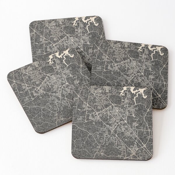 Item preview, SMYRNA map Tennessee Ink lines designed and sold by InkMaps.