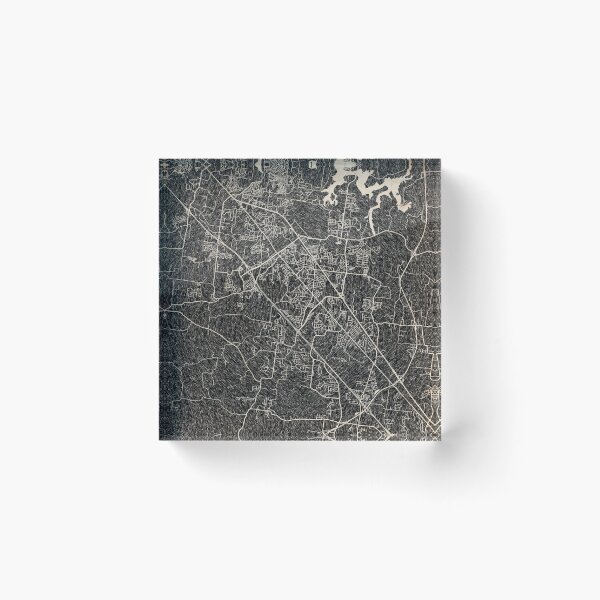 Item preview, SMYRNA map Tennessee Ink lines 2 designed and sold by InkMaps.