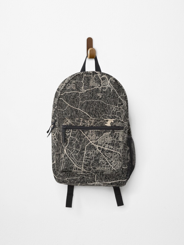 Thumbnail 1 of 3, Backpack, SMYRNA map Tennessee Ink lines 2 designed and sold by InkMaps.