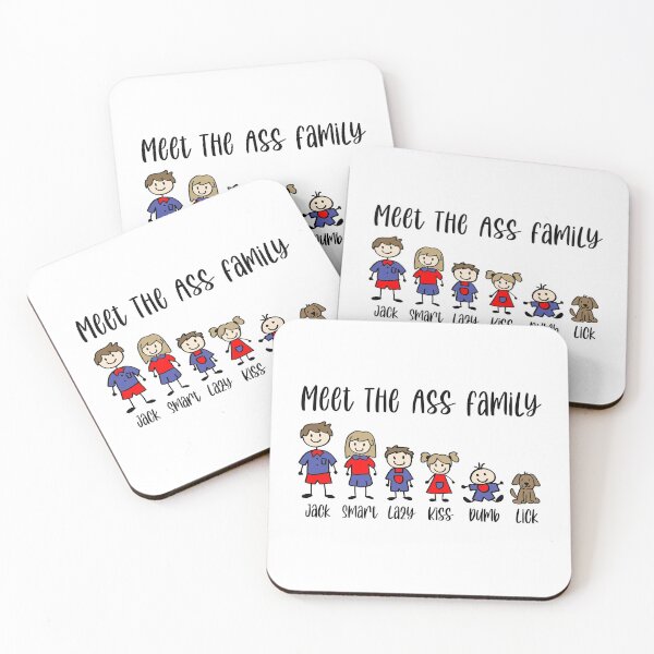 Item preview, Meet The Ass Family designed and sold by FuntasticDez.