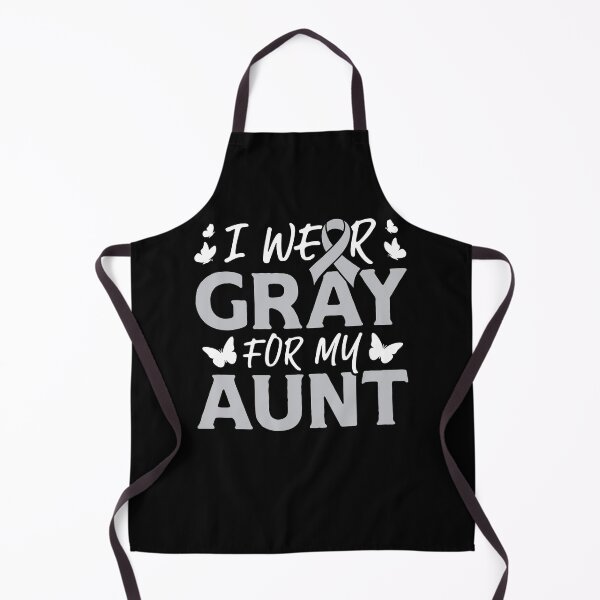 Item preview, I Wear Gray for My Aunt Brain Cancer Ribbon designed and sold by lsapparel.