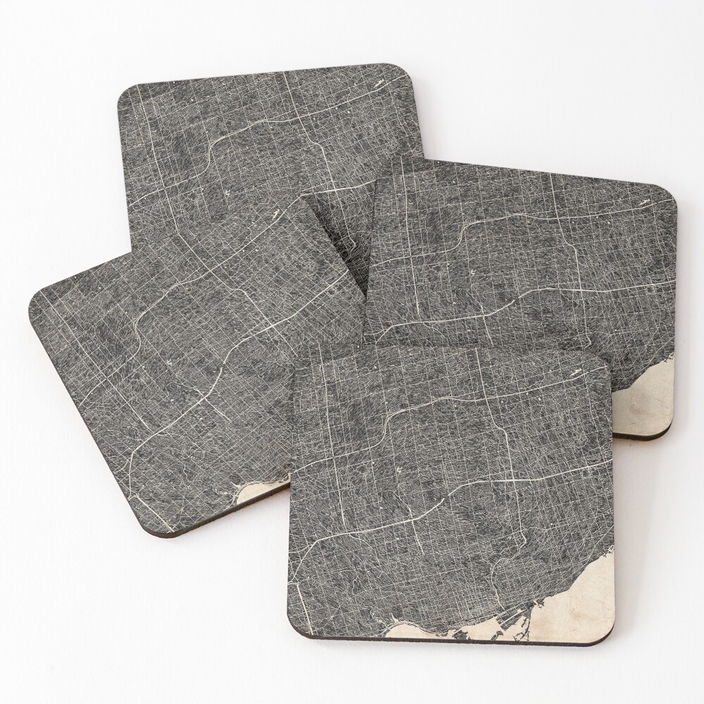 Item preview, Coasters (Set of 4) designed and sold by InkMaps.
