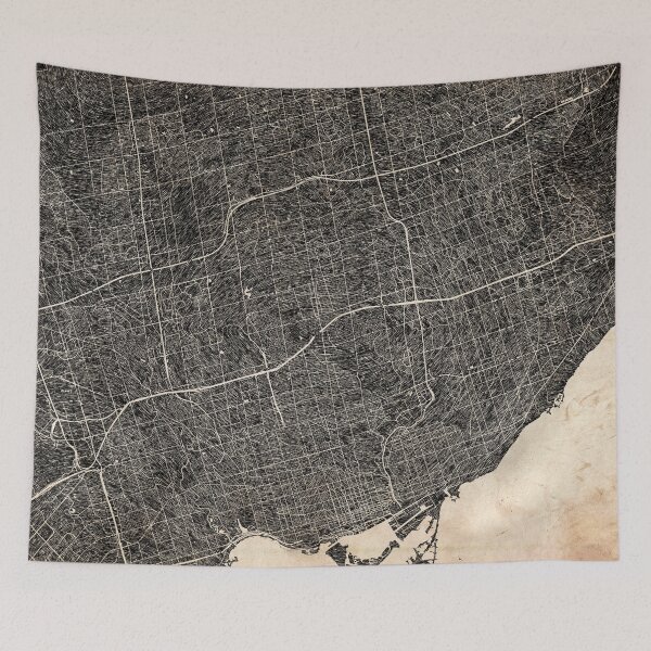 Item preview, TORONTO map Canada Ink lines designed and sold by InkMaps.