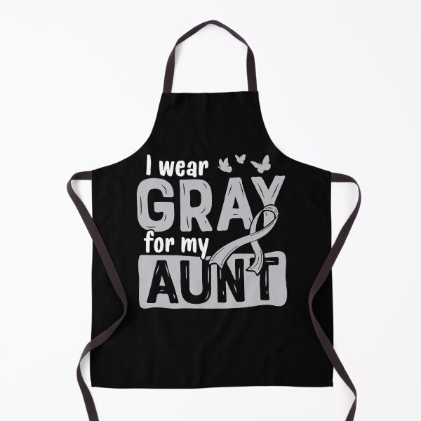 Item preview, I Wear Gray for My Aunt Brain Cancer Ribbon designed and sold by lsapparel.