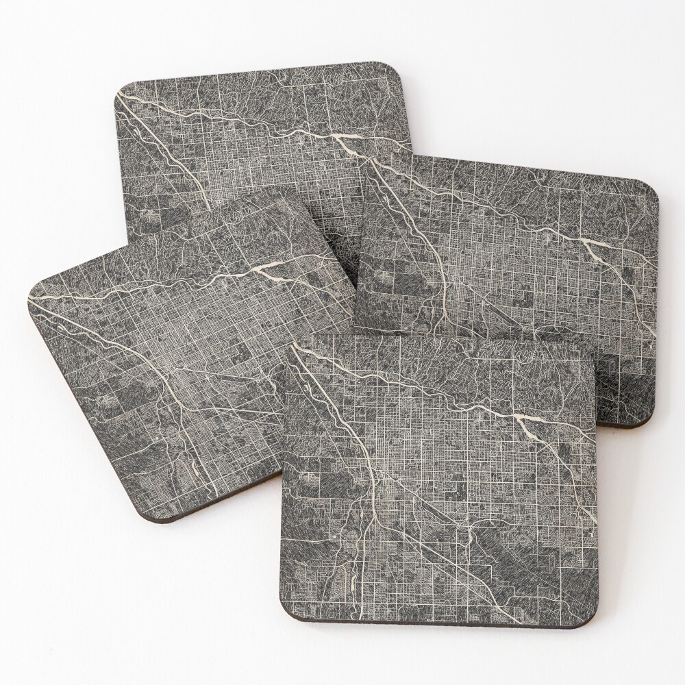 Item preview, Coasters (Set of 4) designed and sold by InkMaps.