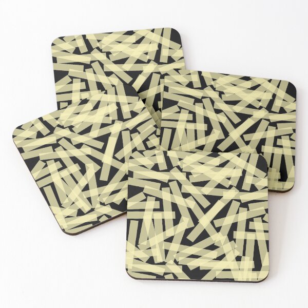 Item preview, Masking Tape Pattern on Black Background designed and sold by kapotka.